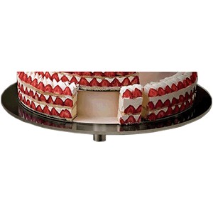 Подставка д/торта 4 ножки; стеклопластиковый; D=68,H=7см