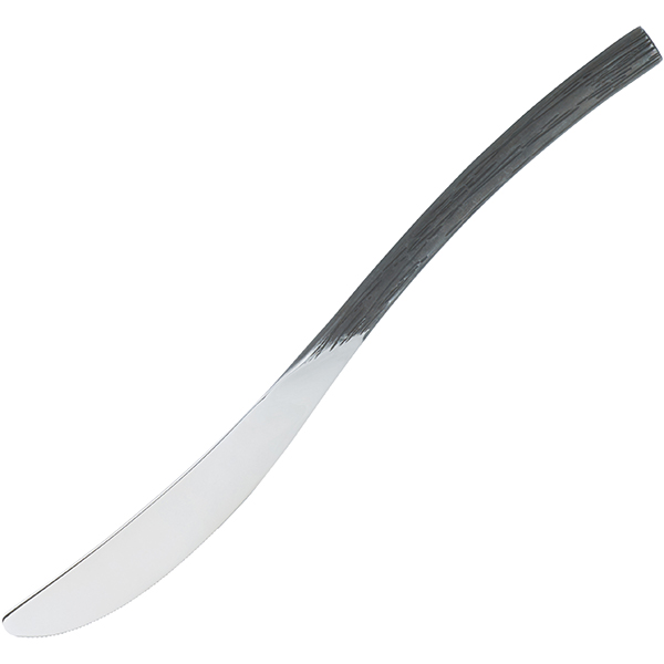 Нож десертный; сталь нержавейка; L=215мм; металлический ,черный