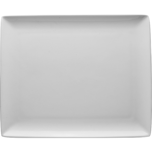 Блюдо прямоугольное «Тэйст вайт»; материал: фарфор; длина=33.5, ширина=27.8 см.; белый
