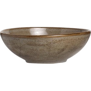 Салатник; фарфор; 1830мл; D=24,H=9см; коричневый 