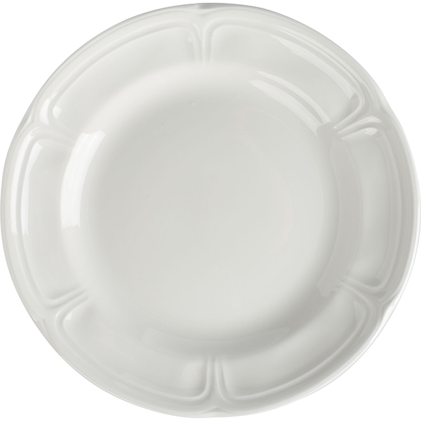 Блюдо «Торино вайт»; материал: фарфор; диаметр=32 см.; белый