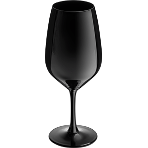 Бокал для вина «Тэстер»;  стекло;  420мл;  черный