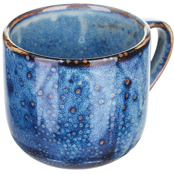 Чашка для капучино «Ирис»; фарфор; 350мл; D=80,H=95мм; голубой