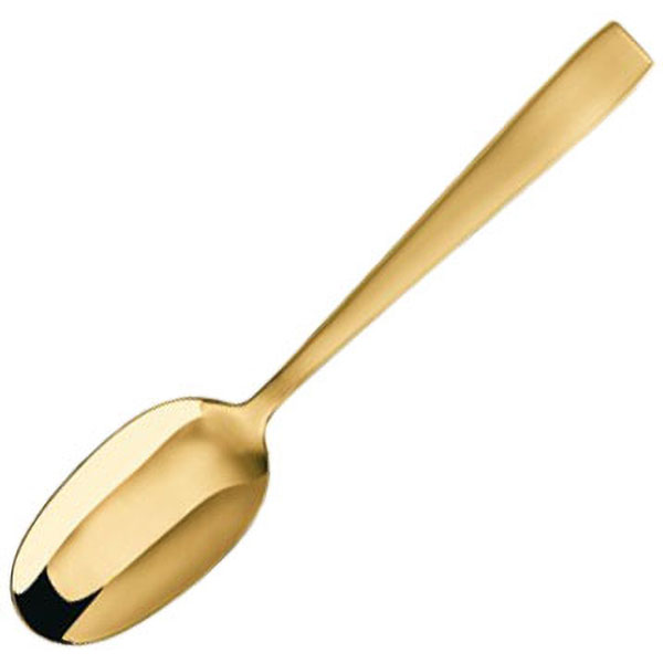 Ложка кофейная «Флэт»;  сталь нержавеющая;  ,L=11см;  золотой