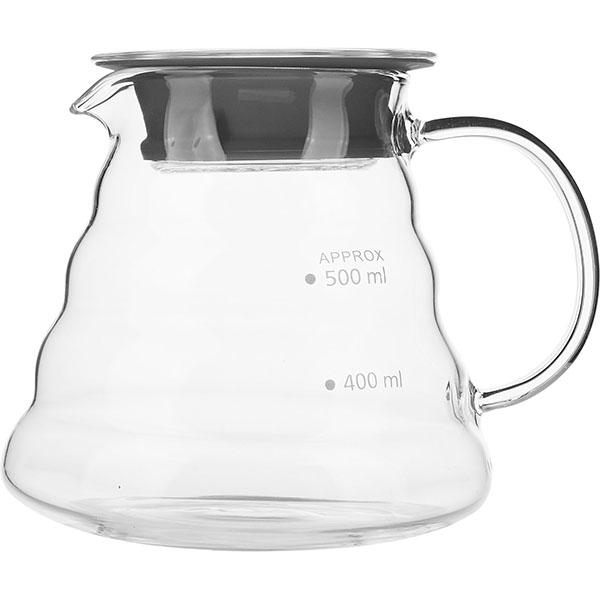 Чайник «Идзуми» с силиконовой прокладкой  термостойкое стекло  0,5л Prohotel