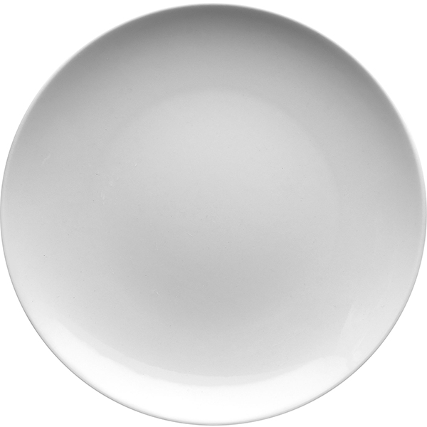 Тарелка мелкая «Универсал»;  фарфор;  D=27см;  белый