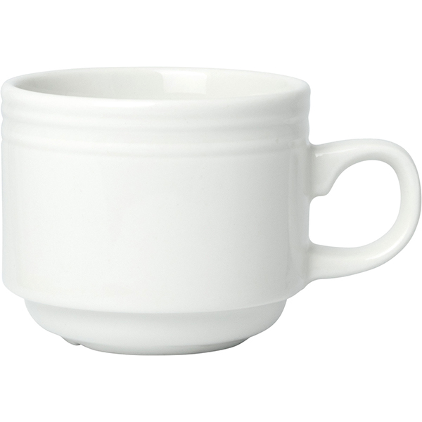 Чашка кофейная «Бид»;  фарфор;  100мл;  белый