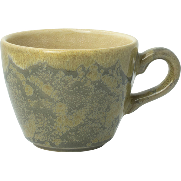 Чашка кофейная «Аврора Революшн Гранит»; фарфор; 85мл; бежевый, коричневый