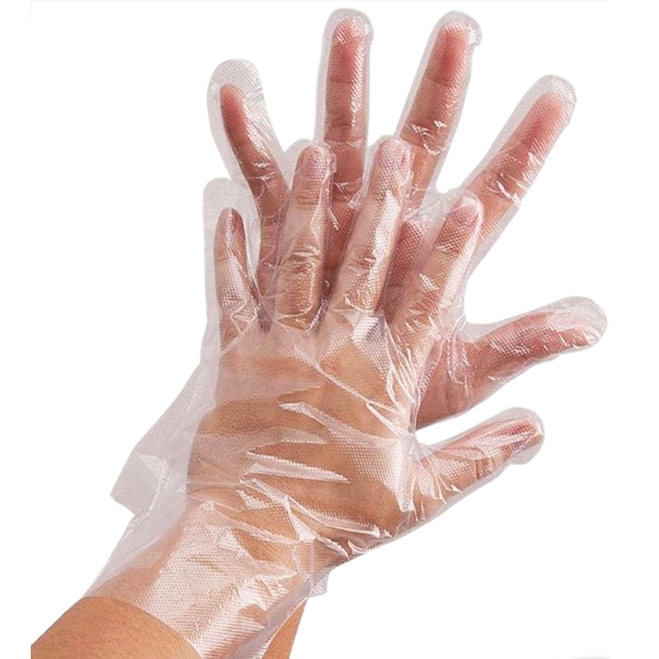 Перчатки[100шт]   полиэтилен   прозрачный HOLD