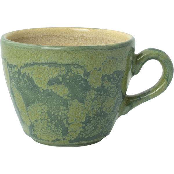 Чашка кофейная «Аврора Революшн Джейд»;  фарфор;  85мл;  D=65мм;  зеленый