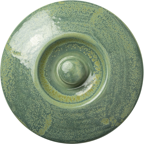 Крышка для бульон.чашки B828 «Революшн Джейд»;  фарфор;  зелен.