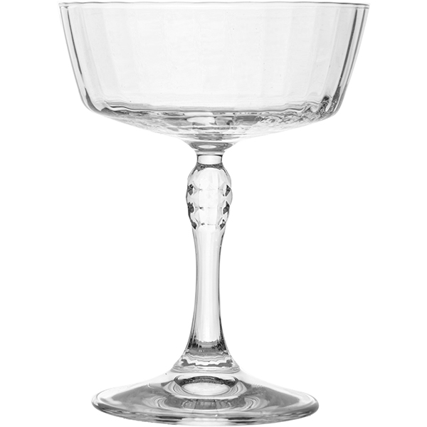 Шампанское-блюдце «Америка 20х»; стекло; 275мл; D=10,7,H=14см; прозрачный
