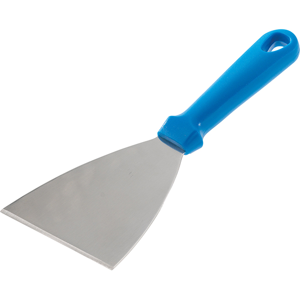 Лопатка для пиццы треугольная; сталь нержавеющая,пластик; ,L=10/24см