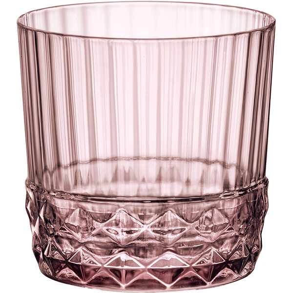 Олд Фэшн «Америка 20х»; стекло; 300мл; D=68,H=83мм; розовый