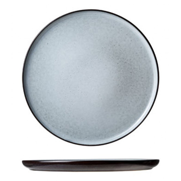 Тарелка мелкая «Сиель блю»; керамика; D=273,H=20мм; голуб.