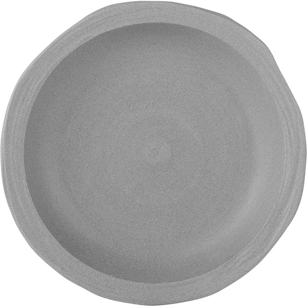 Тарелка глубокая «Нау»; керамика; 350мл; D=210, H=38мм; серый