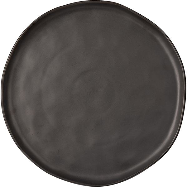 Тарелка «Шейд»; керамика; D=32, H=2см; черный