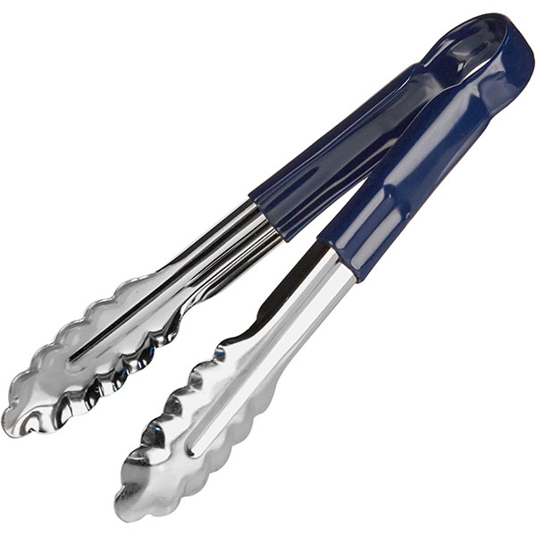Щипцы голубая ручка «Проотель»  сталь нержавеющая, резина  , L=240/85, B=40мм King