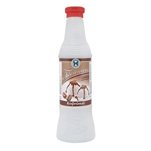 Топпинг для мороженого «Кофейный» 1 кг/0, 75 л; пластик; D=8, H=26см