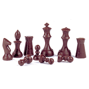 Форма для шоколада «Шахматы»[16шт]  поликарбонат  MATFER