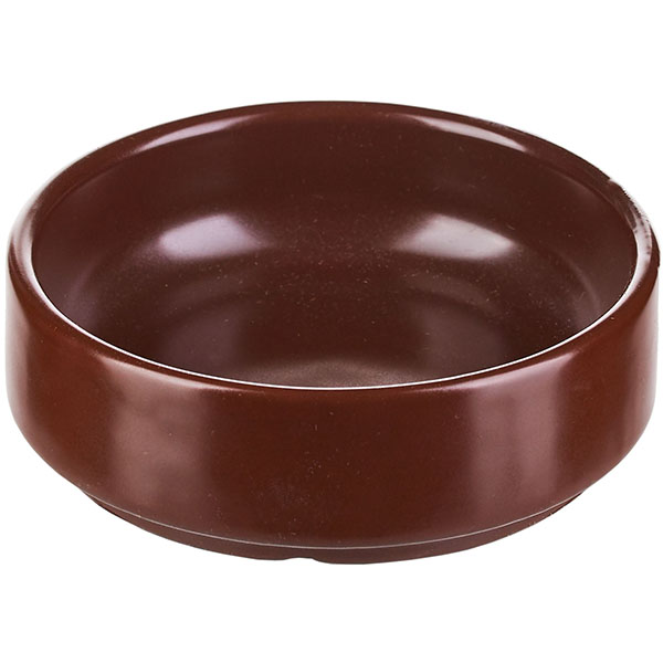 Салатник «Шоколад»; фарфор; 150мл; D=100, H=35мм; темно-коричневый