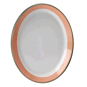Блюдо овальное «Рио Пинк»; фарфор; , L=30, 5, B=24см; белый, розов.