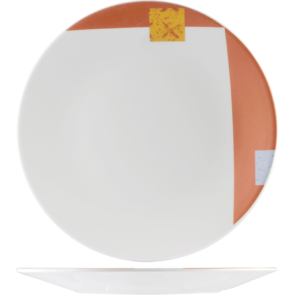 Тарелка «Зен»  материал: фарфор  диаметр=305, высота=30 мм Steelite