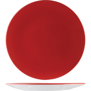 Тарелка «Фиренза ред»  материал: фарфор  диаметр=305, высота=30 мм Steelite