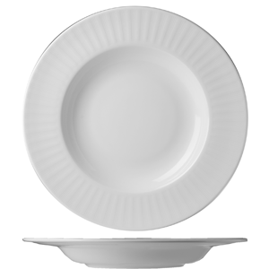 Блюдо для пасты «Эвита»; фарфор; 400мл; D=29, H=4см; белый