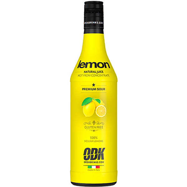 Концентрат «Лимон Сауэр» на основе сока лимона ODK; пластик; 0, 75л; D=65, H=305мм