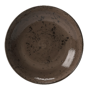 Салатник «Крафт»; фарфор; 0, 65л; D=205, H=40мм; серый