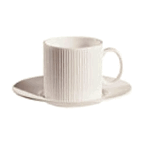 Чашка чайная «Жансан»; фарфор; 260мл; D=76, H=78мм; белый
