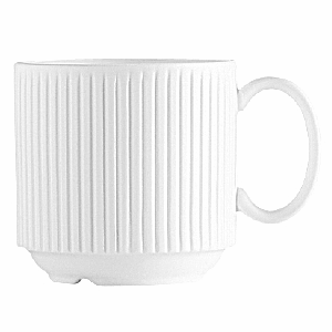 Чашка кофейная «Жансан»; фарфор; 100мл; D=60, H=60, L=82мм; белый