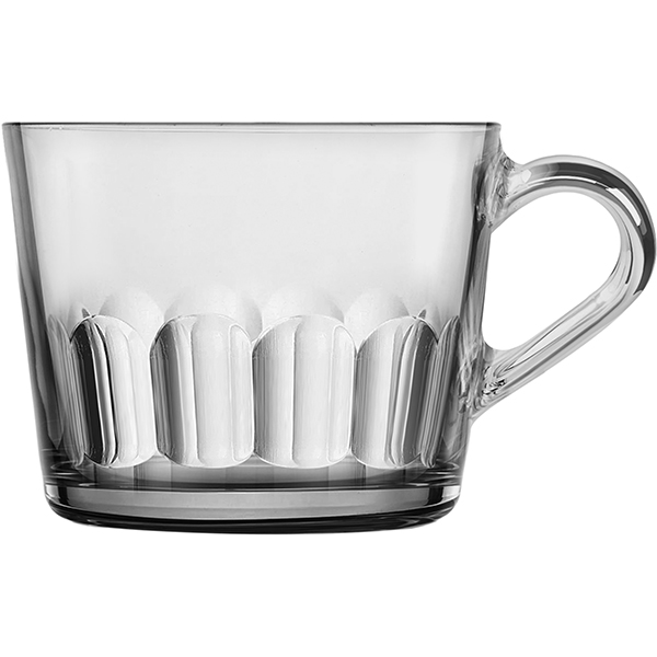 Чашка чайная «Норд»; стекло; 270мл; прозрачный
