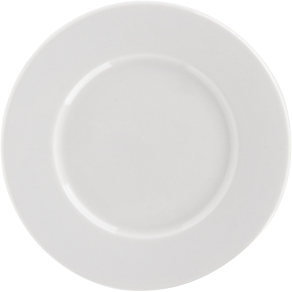 Тарелка с широкими краями «Монако Вайт»; диаметр=16 см.; белый