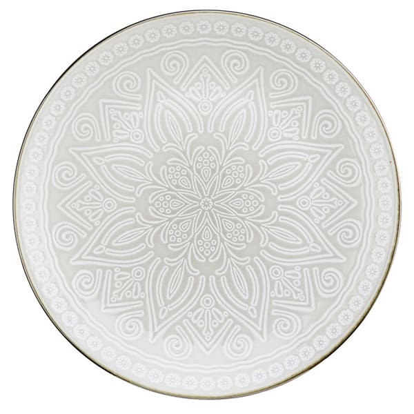 Тарелка «Мурано» мелкая; керамика; D=275, H=30мм; св.бежев.