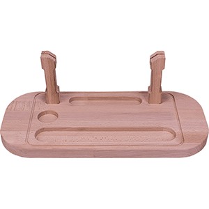 Держатель для шашлыка настольный; бук; D=65, H=175, L=475, B=205мм