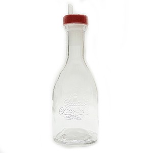 Бутылка для масла и уксуса; стекло, пластик; 0, 55л; D=85, H=230, L=70, B=70мм; прозрачный