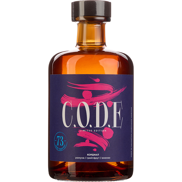 Кордиал «Рамуне / Грейпфрут / Ананас» C.O.D.E  стекло  0, 5л C.O.D.E