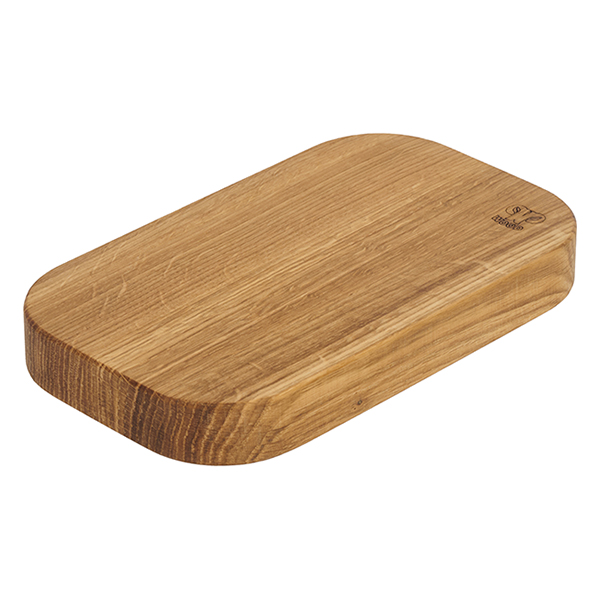 Тарелка для подачи хлеба  дуб  , H=3, L=25, B=15см PPwood