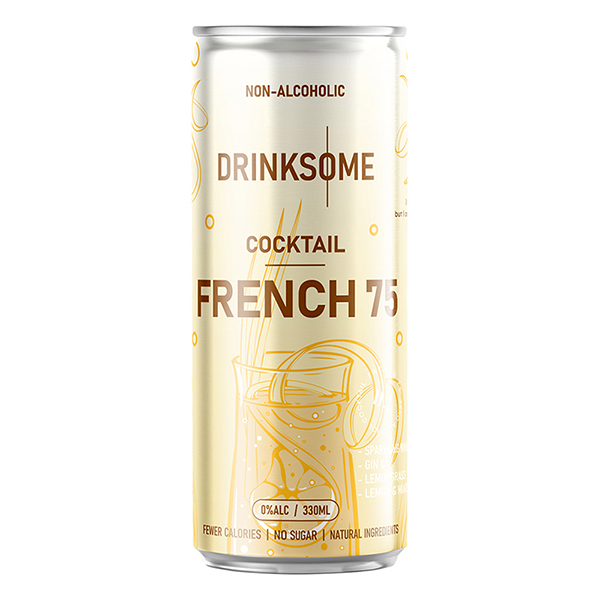 Напиток безалкогольный «Френч 75»  жесть белая  330мл Drinksome