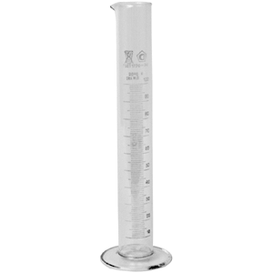Цилиндр мерный ГОСТ-1770-74; стекло; 100 мл; диаметр=30/65, высота=270 мм; прозрачный