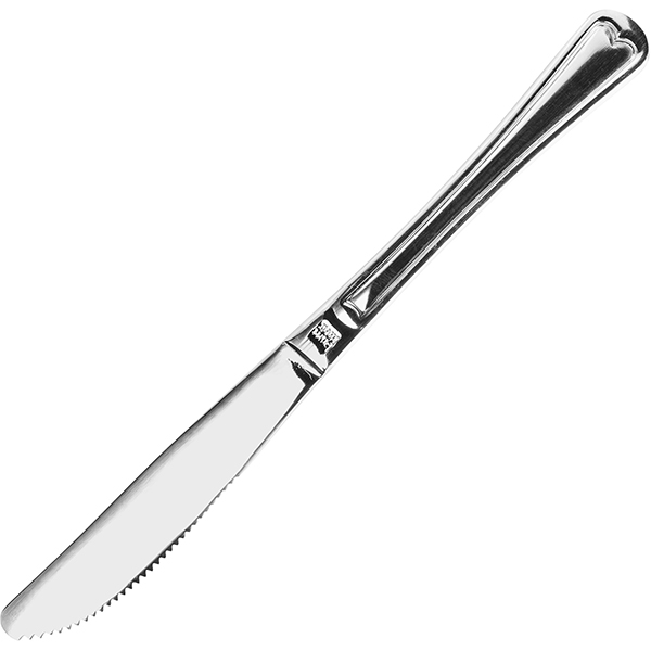 Нож десертный «Суперга»; сталь нержавеющая; длина=190/88, ширина=10 мм; металлический