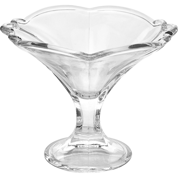 Креманка «Фонтанвеар»; стекло; 250 мл; диаметр=140/80, высота=124, длина=40 мм; прозрачный