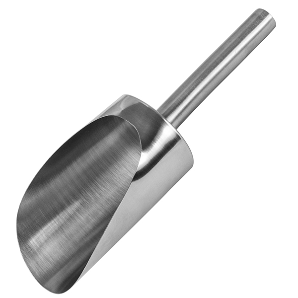 Совок «Проотель»; сталь нержавеющая; 350 мл; диаметр=7.5, длина=24.5/13, ширина=7 см.; металлический