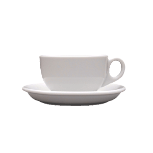 Чашка чайная «Америка»; материал: фарфор; 200 мл; диаметр=10, высота=6, длина=12.5, ширина=10 см.; белый