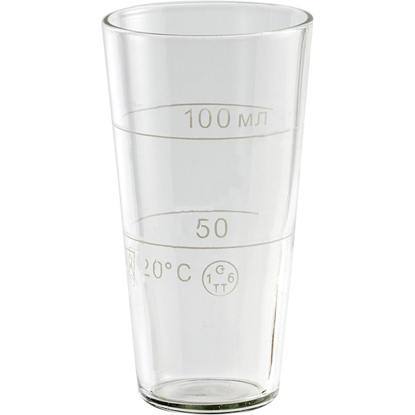 Стакан для отпуска напитков ГФ7.380.286; стекло; 100 мл; прозрачный