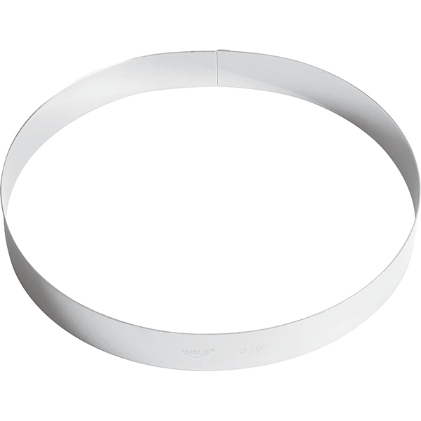 Кольцо кондитерское; сталь нержавеющая; диаметр=280, высота=35 мм