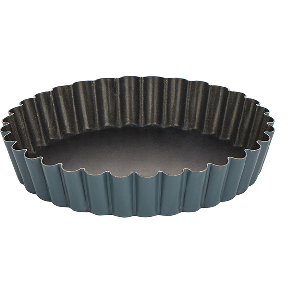 Форма кондитерская рифленая (12 штук); сталь, антипригарное покрытие; диаметр=90, высота=15 мм