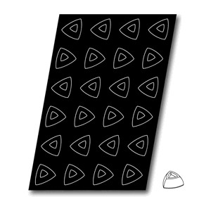 Форма кондитерская 60*40 см.,7*7 см. h=3.2 24 шт.